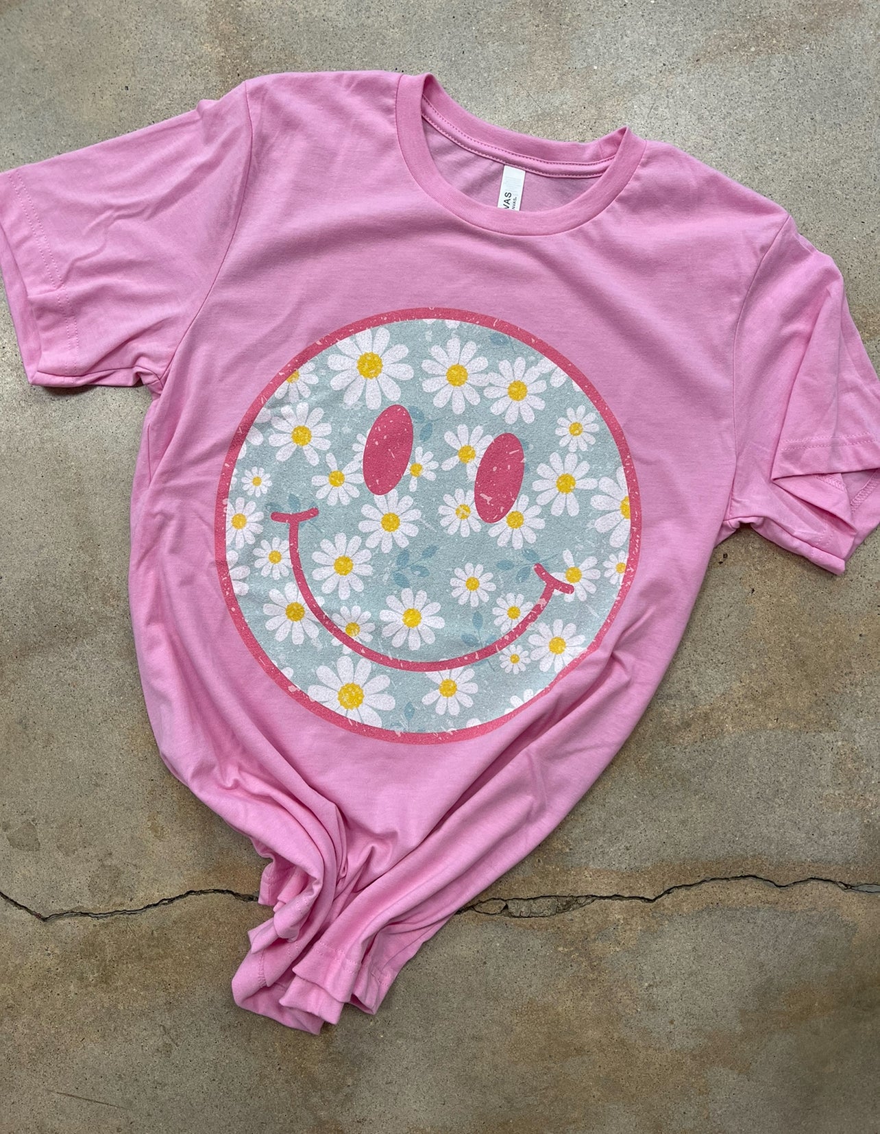 Floral Smiley Tee