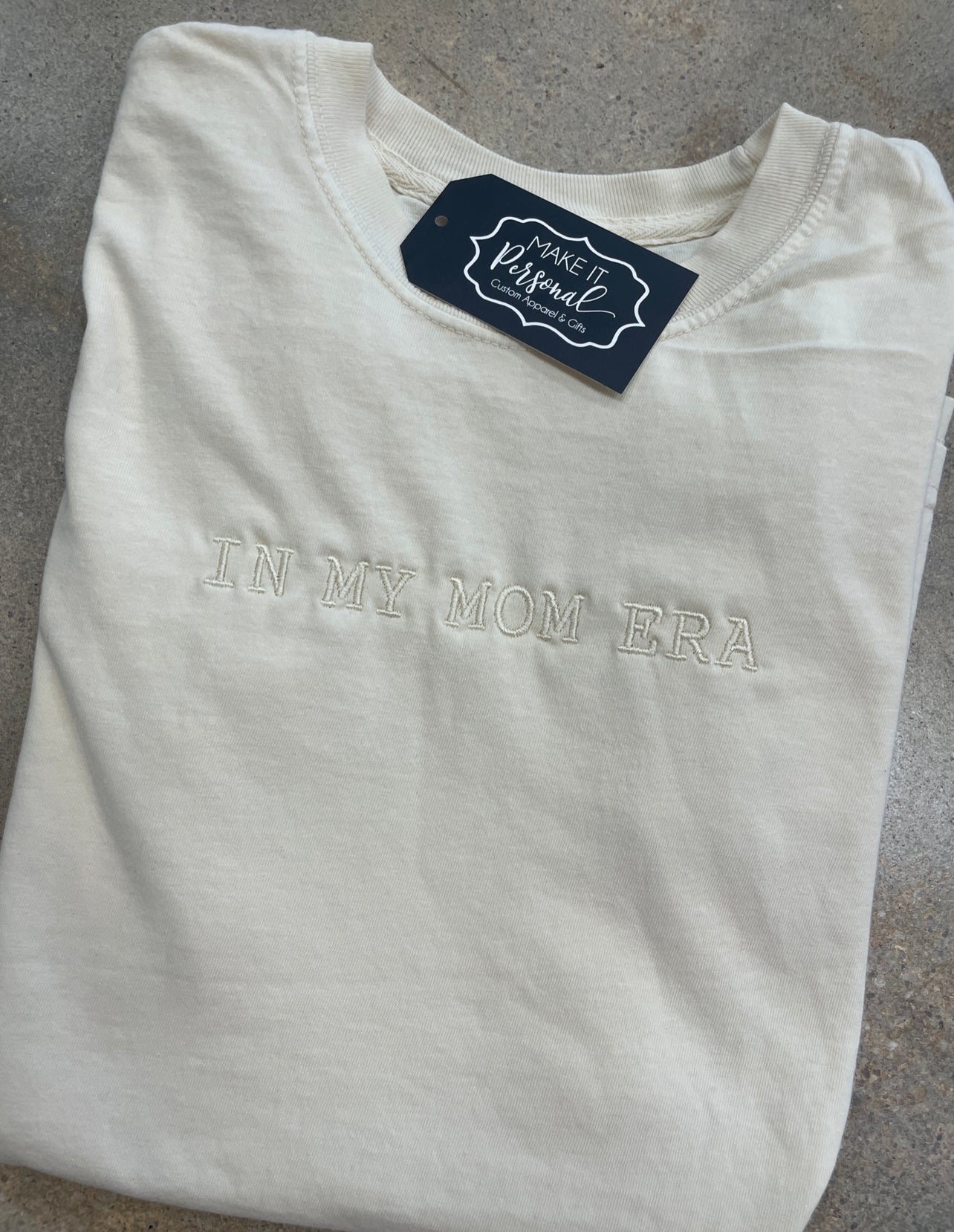 Embroidered "In my era" Tee