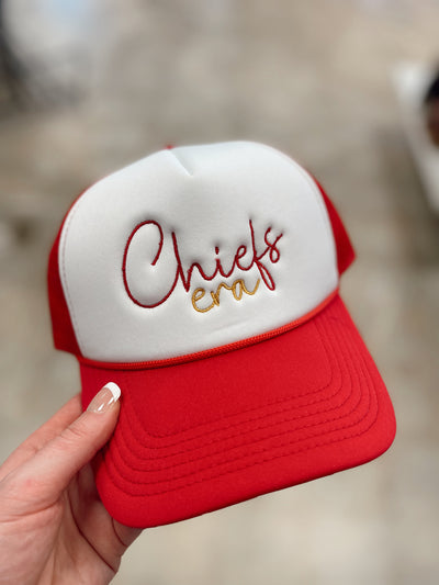 Chiefs Era Embroidered Trucker Hat