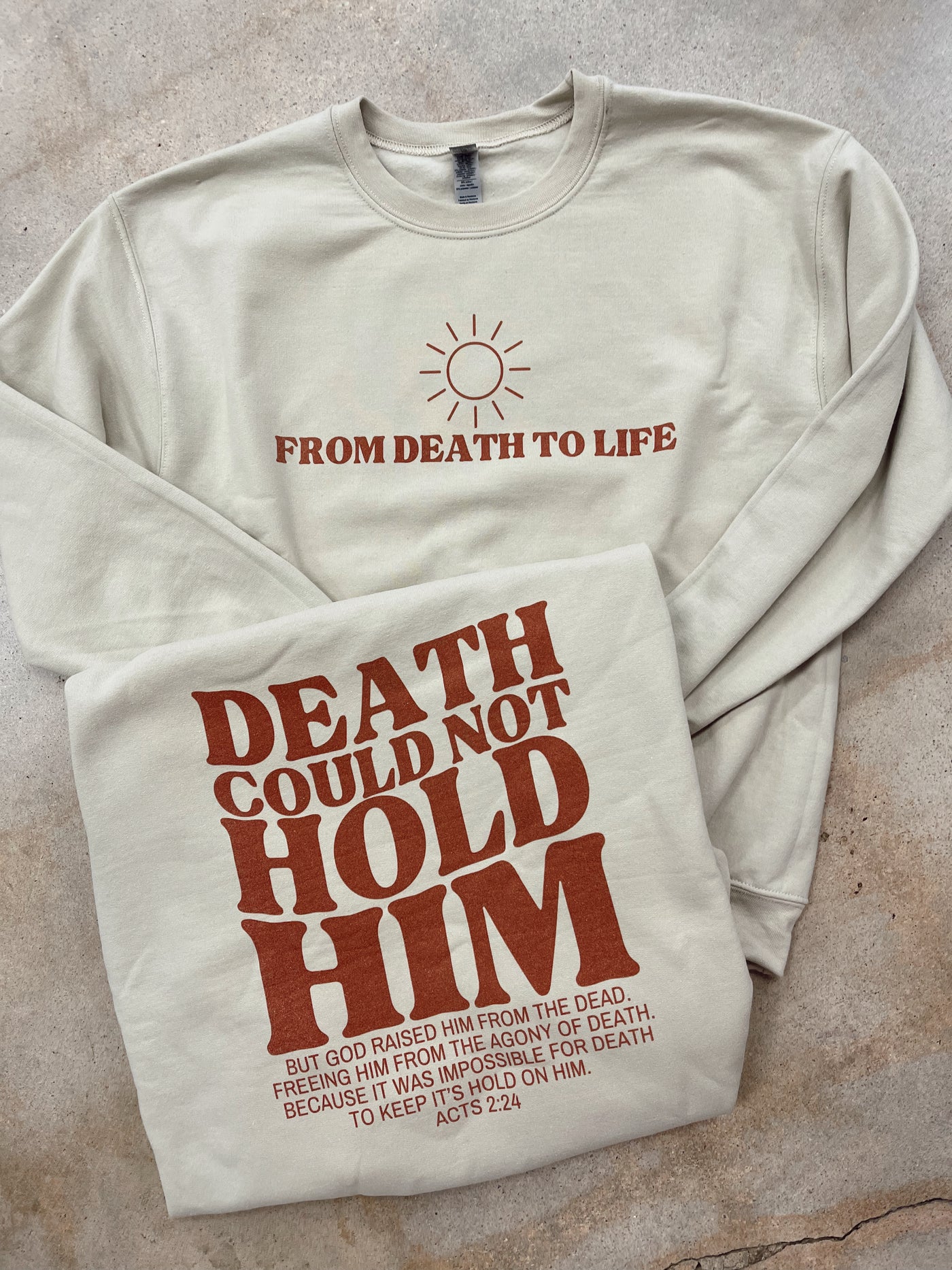 From Death To Life Crewneck Sweatshirt