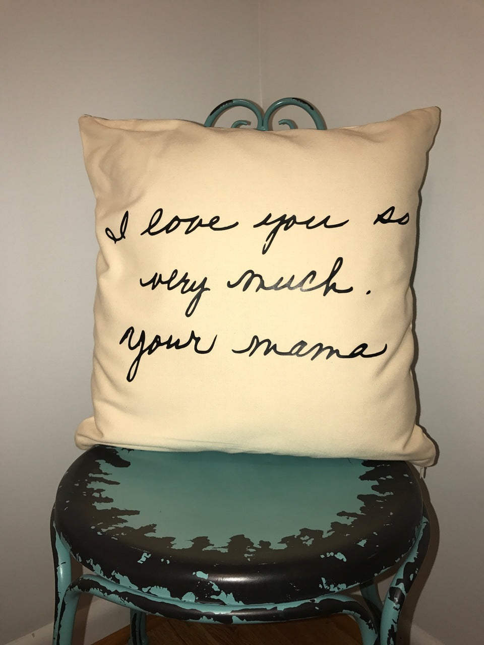 Custom Pillow Cover - Personalized Pillow - Handwriting