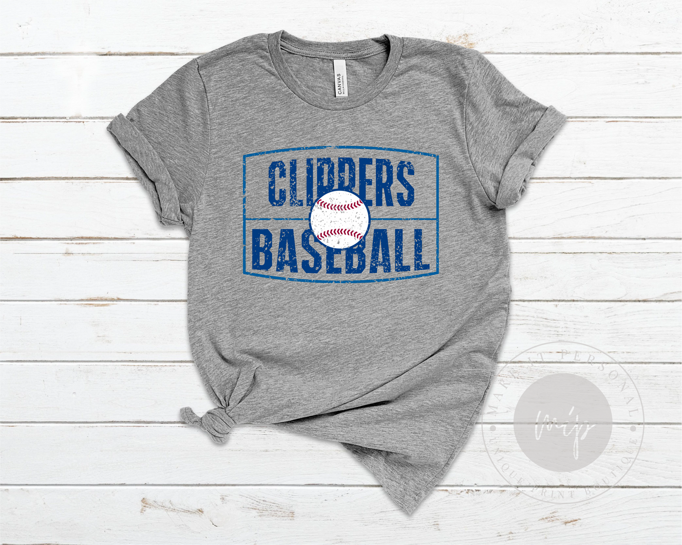 Vintage Clippers Baseball Tee